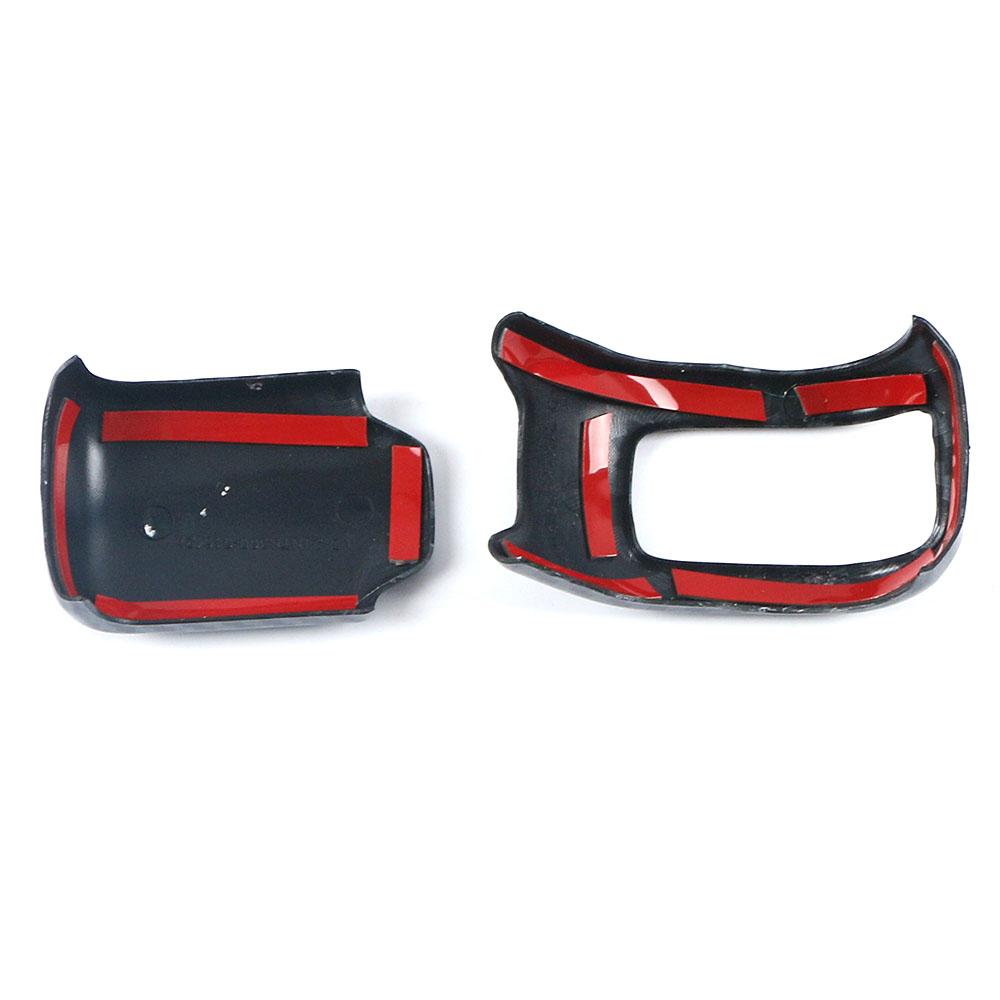 Für GWM Tank 300 2024 2024 RHD LHD Carbon Schalthebel Knopf Abdeckung Trim Innen Zubehör Center Console Schwarz Decor