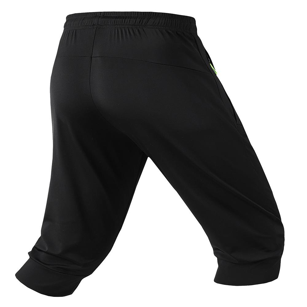 Zomer Hardlopen Los IJszijde Ritszak Zevenkwartsbroek Heren Dunne Casual Strand Over de Knie Rechte Shorts