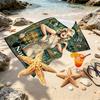 Custom Name Personalized Marilyn Monroe Print Beach Towel, for Trip Camping Beach Party Home Decor, Birthday Gift for Family & Friends