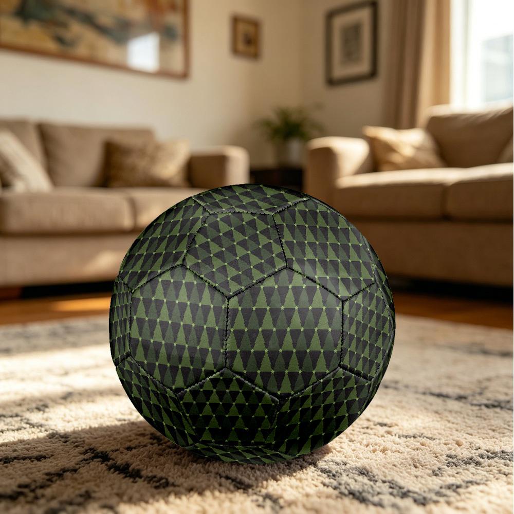 1pc Christmas Tree Size 5 Soccer Ball Professional Match Training Football Indoor &Outdoor Sports Ball Lightweight Durable m6549