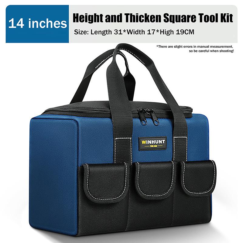 

Органайзер для инструментов с несколькими карманами, сумка для инструментов на 30% большей вместимости, водонепроницаемый чехол для инструментов для инструментов электрика