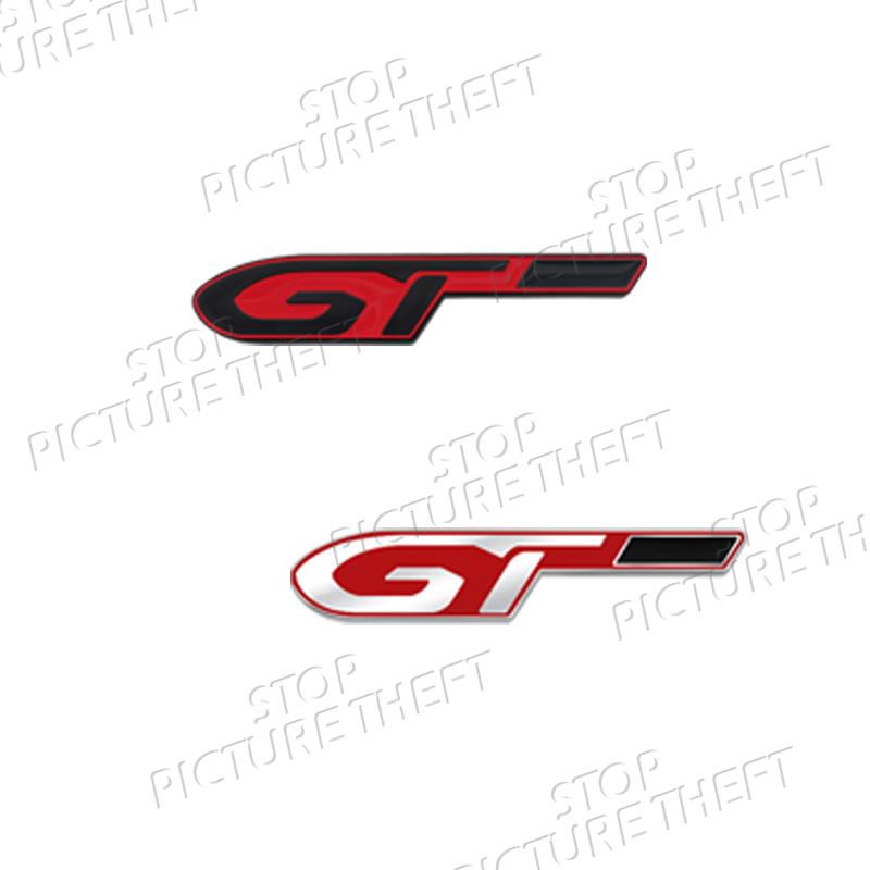 GT Logó Peugeot GT Line RCZ 2008 508 208 5008 3008 4008-hoz 3D Fém Jelvény Matrica Autó Kormánykerék Embléma Matrica Tartozékok