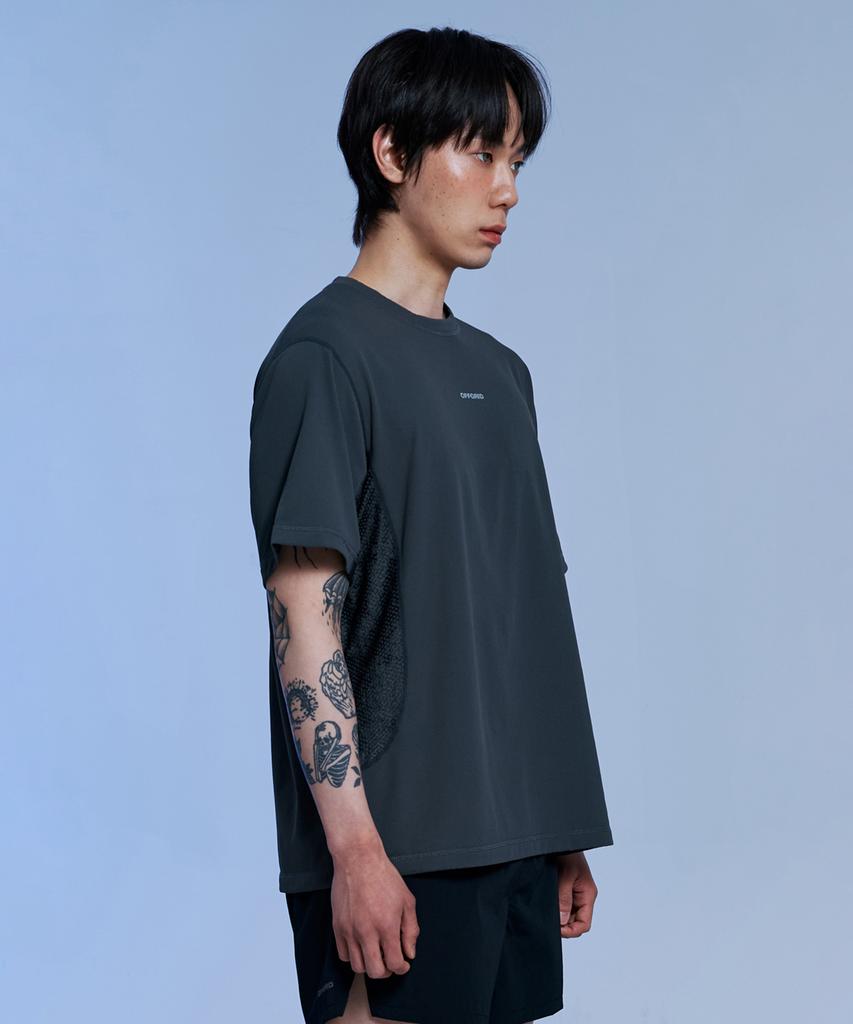 OFFGRID Ventra Octa Short Sleeve T-Shirt - Charcoal