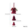 NUCHI Cross-Border Christmas Bell Ornaments - Tree & Window Decorations