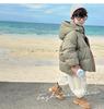 Fairy Tale Boys' Hooded Winter Down Jacket - Thick, High Content 90 White Duck Down