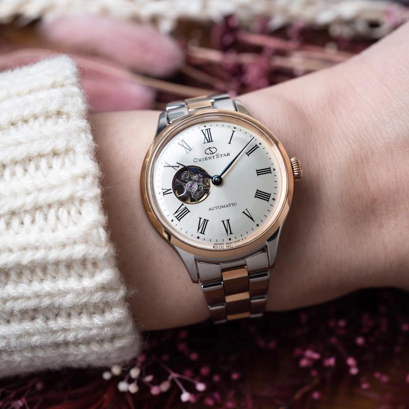 Orient Mechanische Weiße Damenuhr RE-ND0001S00B