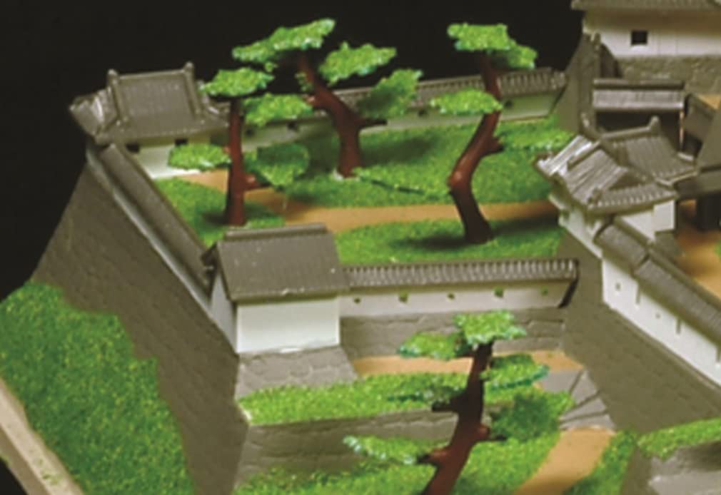 DOYUSHA Scale Japanese Famous Castle Standard Himeji Castle Plastic Model Molded Color 1/500 S-21