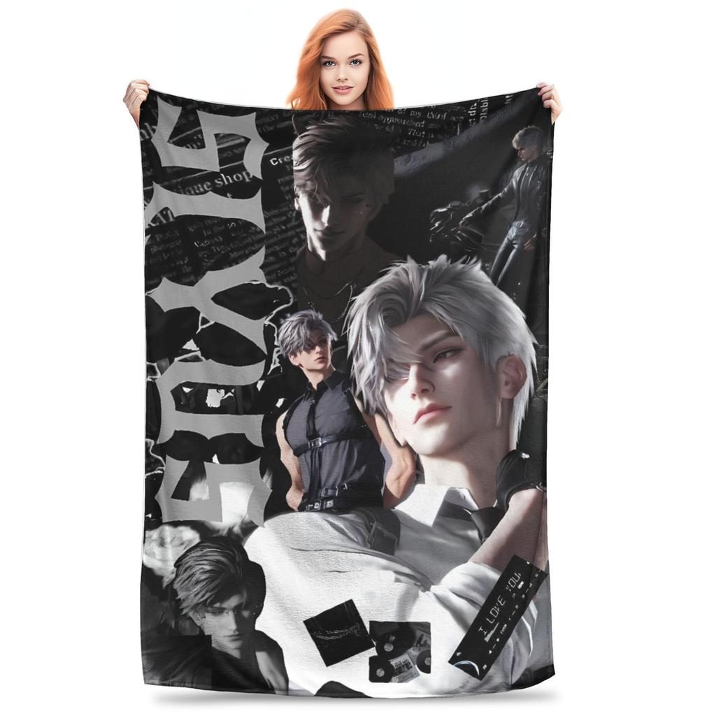 Love And Deepspace Rafayel Plush Blanket Kids Adult  Flannel Throw Blanket For Couch Chair Soft Quality Bedspread Birthday Gift