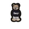 Cartoon Car Bear Embroidery Patch - Self-Adhesive Fabric Label for Clothing Accessories