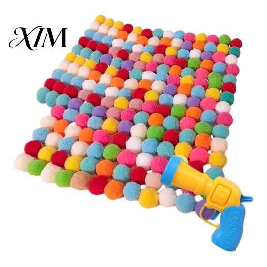 Pet Interactive Playing Supplies Ball Launcher Cat Toy, Plush with Soft Fuzzy Toys for Bored Cats Balls, Fetch Toy Indoor Kittens Exercise