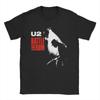 Mens U2 Rock Band T Shirts  Pure Cotton Clothing Novelty Short Sleeve Round Neck Tees New Arrival TShirt