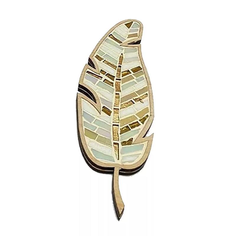 Stained Feather Bright Glass Craft Mosaic Kit Diy Ornaments For Adult Kids Gift