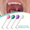 Oral Calculus Cleaning Straw Removal Straws Oral Care Glass Oral Cleaner Straws Tonsil Stone Cleaning Mouth Cleaner Manual Oral