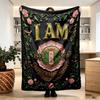 Alpha Kappa Alpha Print Blanket - Soft & Comfortable, for Bedroom, Travel, Sofa, Home Decoration - Birthday Christmas Gift for Friend