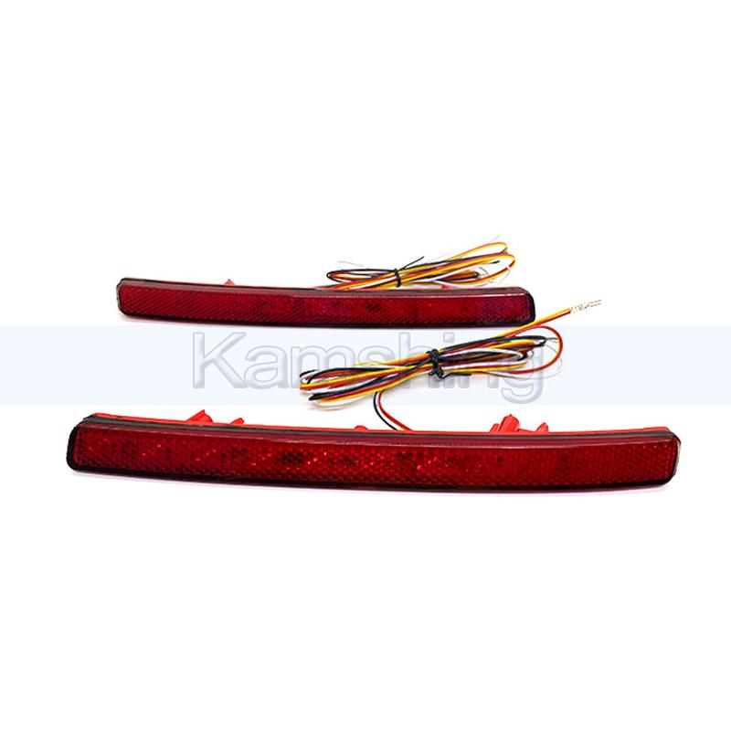Kamshing a Pair LED Rear Bumper Light For Changan CS55 Plus 2 Generation LED Streaming Lamp Rear Brake Light Stop Lamp