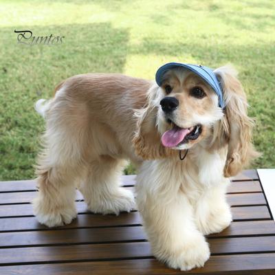 Cappello per animali domestici Cappello da sole per cani Cappello da baseball con protezione solare con fori per le orecchie per cani di taglia piccola, media e grande Sport all'aria aperta Cosplay Foto di feste Protezione solare da viaggio