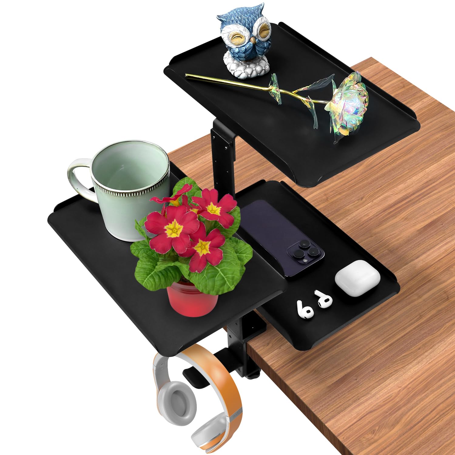 

Absdefen Лежащая рука Приставной стол Стол у кровати Подвесной стол Мелкий предмет Мелкий предмет Столешница Легкий Прочный Сталь Без сверления Подходит для Аудио Мини