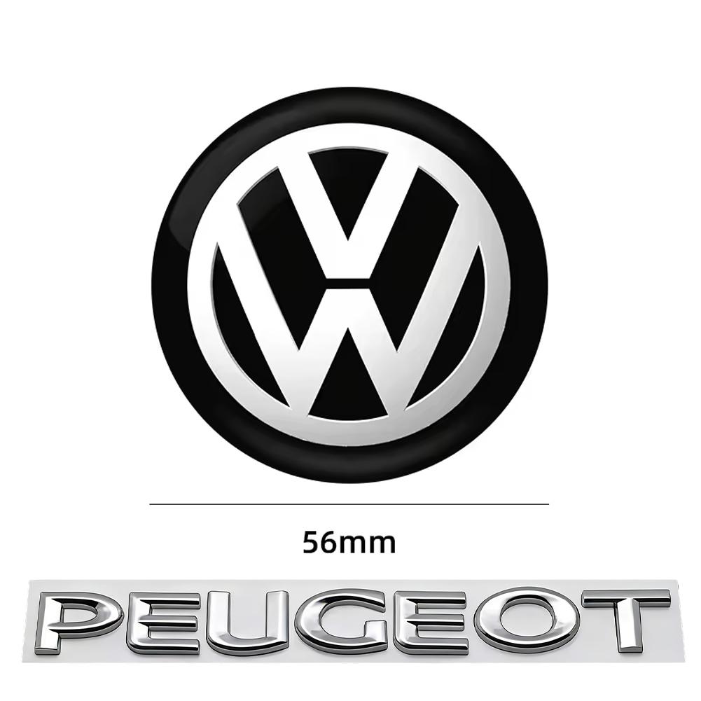 T23-4Pcs 56mm Car Wheel Center Cover Stickers Hub Cap Accessories For Volkswagen GTI Polo Passat B6 B7 B8 Golf MK7 MK8 Tiguan Jetta