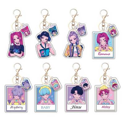 Dämonenjäger Kawaii Saja Jungen Superstar Zoe Rumi Mira Acryl Schlüsselanhänger Schlüsselring