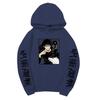 Japanese Anime Hoodie Sweatshirt Jujutsu Kaisen Satoru Gojo Anime Print Soft Fleece Warm Long Sleeve Hooded Sweatshirt