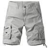 Men's Large Camouflage Multi-Pocket Loose Work Shorts