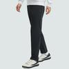 Fila White Series Comfortable Solid Color Mid Waist Straight Leg Casual Pants Men Bottoms Black F11M443802F-BK