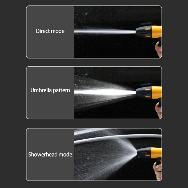 Gartenschlauchdüse Sprinkler Robuster Kunststoff Handheld Wasserdüse Hochdruck zum Bewässern von Pflanzen Autowaschen