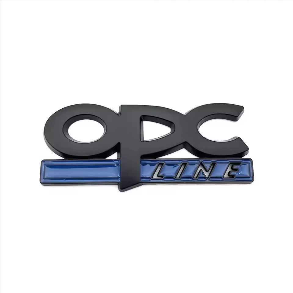 1pcs OPC Line Emblem Front Grille Badge Tail Stickers Logo For Opel Astra j g Insignia Corsa d Vectra c Zafira a Auto Gadgets