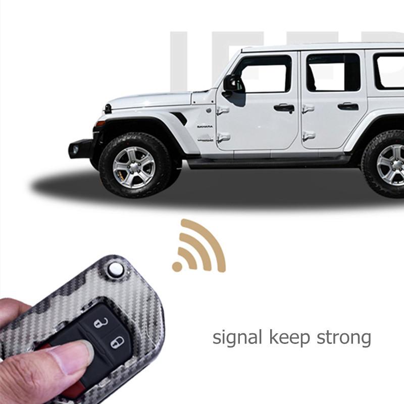 Metallschlüsselhülle Abdeckung Für Jeep Gladiator JT JLU Wrangler JL Fernbedienung Schlüsselanhänger Schutzhülle Halter Zubehör
