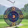10 Inch Hanging Wind Chime with 360 Rotating Hook Artistic Outdoor Decor for Garden Patio Balcony Perfect Gift for Spring Summer Fall