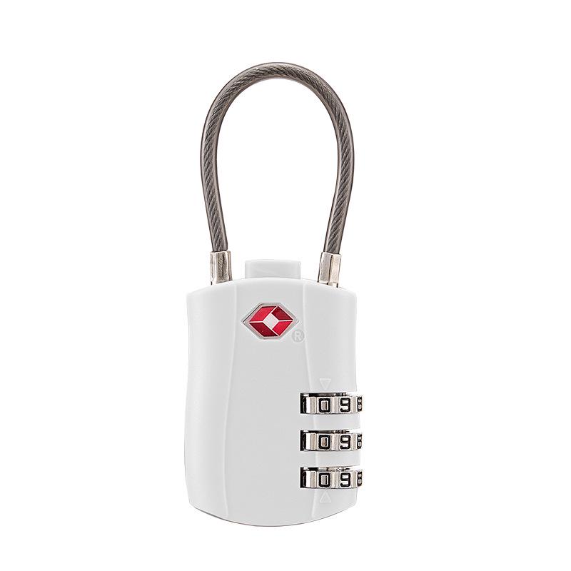 3-Digit TSA Approved Padlock for Luggage, Backpack, Drawer, and Storage