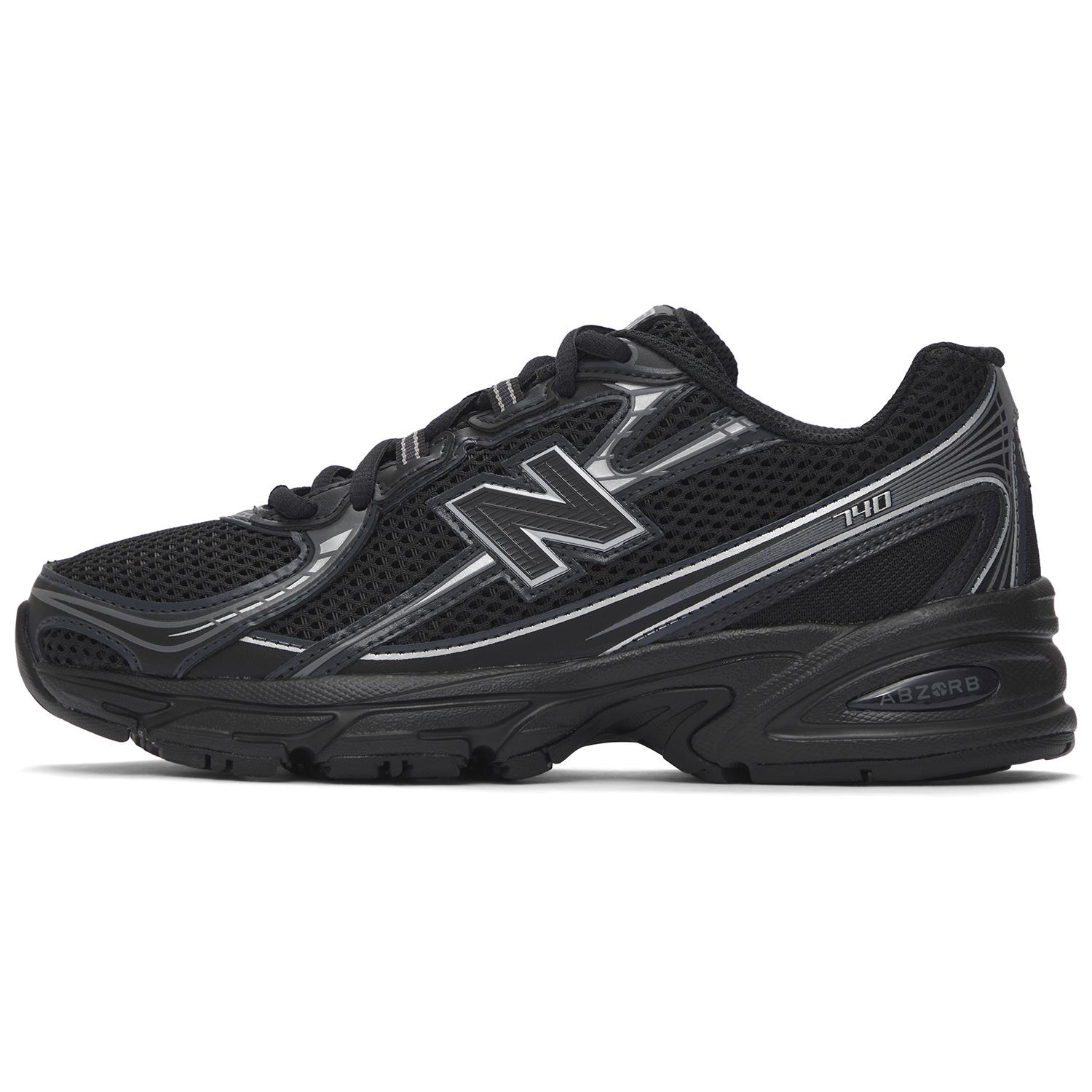 

новые New Balance 740v2 Черный Серый Серебристый 37