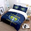 Leeds United logo pattern. Bedding sets Duvet cover sets Duvet covers Pillowcases(1*Duvet Cover 2*Pillowcases without duvet insert)