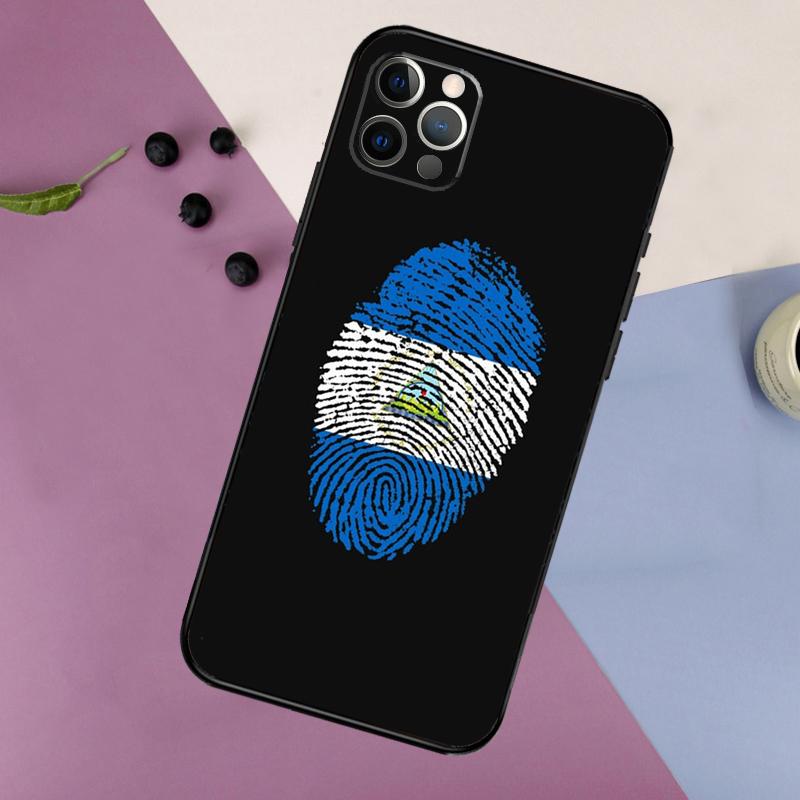 Nicaragua Flag Phone Case For iPhone 16 15 14 13 12 11 17 Pro Max 13 mini 16 Plus 16e 17 Air Bumper Cover