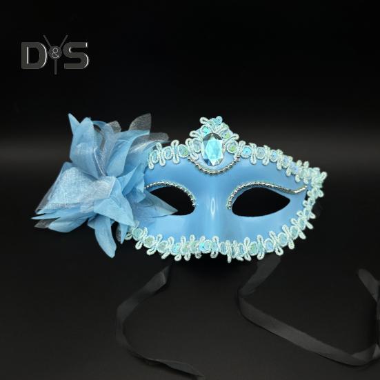 Pernă de față pentru mascarada pentru femei, venețienă, petrecere de Halloween, pernă pentru ochi, rochie de lux, costum de bal de bal pentru carnavalul de Mardi Gras