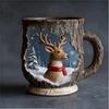 Festival Holiday Coffee Cup Dishwasher Safe Ergonomic Grip for Family Gatherings Office Use Hot Chocolate Beverages