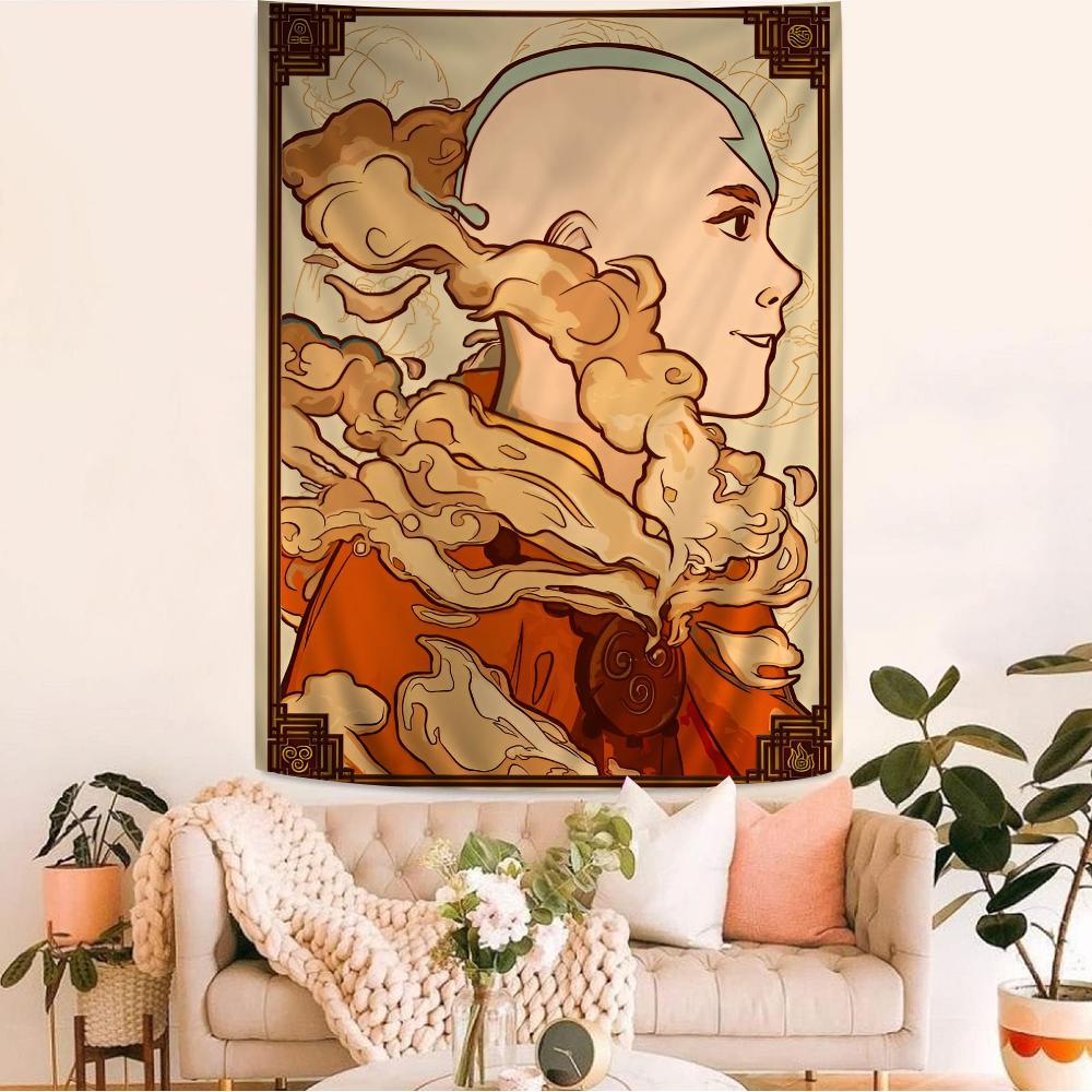 Avatar the Last Airbender DIY Wall Tapestry Hippie Flower Wall Carpets Dorm Decor Wall Art Decor
