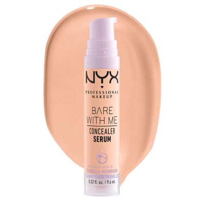 NYX Professional Makeup Sérum Corrector, Resultado Natural, Hidratación Y Cobertura Media, Bare With Me, Tono: Vanilla, 9,6ml