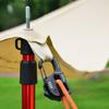 Regolatore Auto-bloccante per Corda in Lega di Alluminio 2-10mm Tenditore Telo Tenda Strumento da Esterno