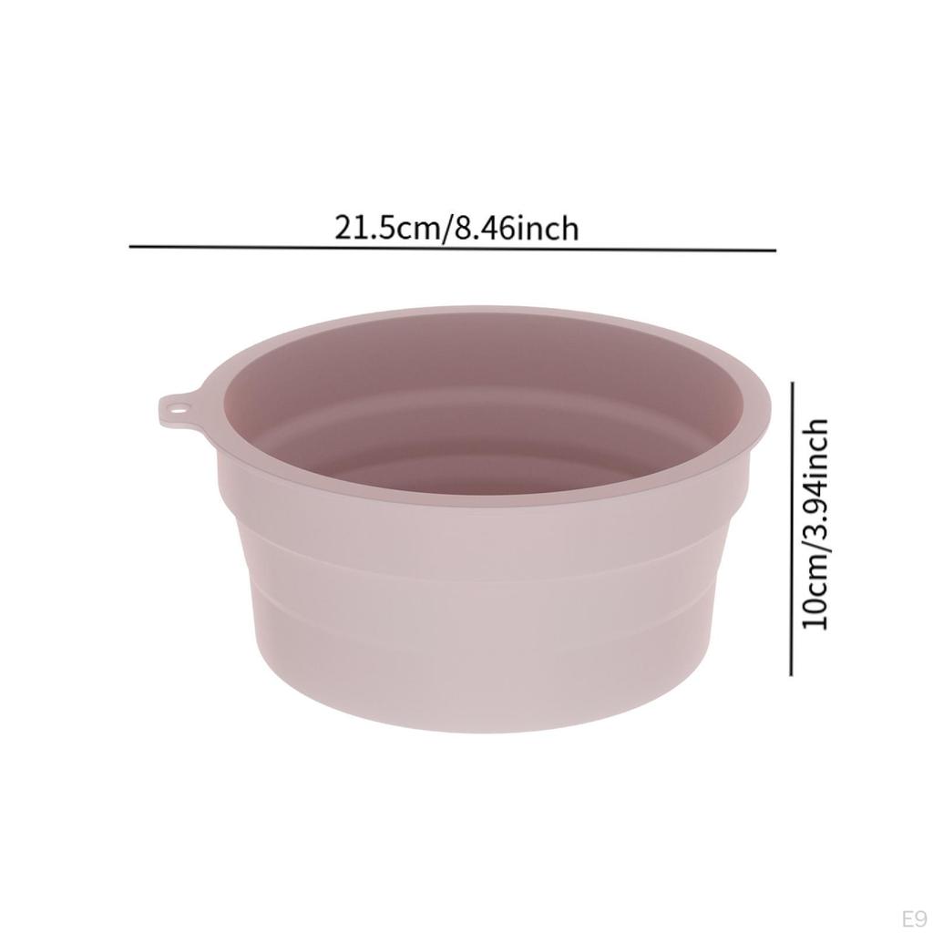 Składana miska do twarzy, pojemnik na lód do napojów, narzędzie SPA, wielofunkcyjna okrągła miska do kąpieli twarzy na wędrówki