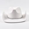 Women Western Cowboy Hat Wide Brim Rhinestone Star Cowgirl Hats for Wedding Reception Dance Floor Bachelor Party Costume