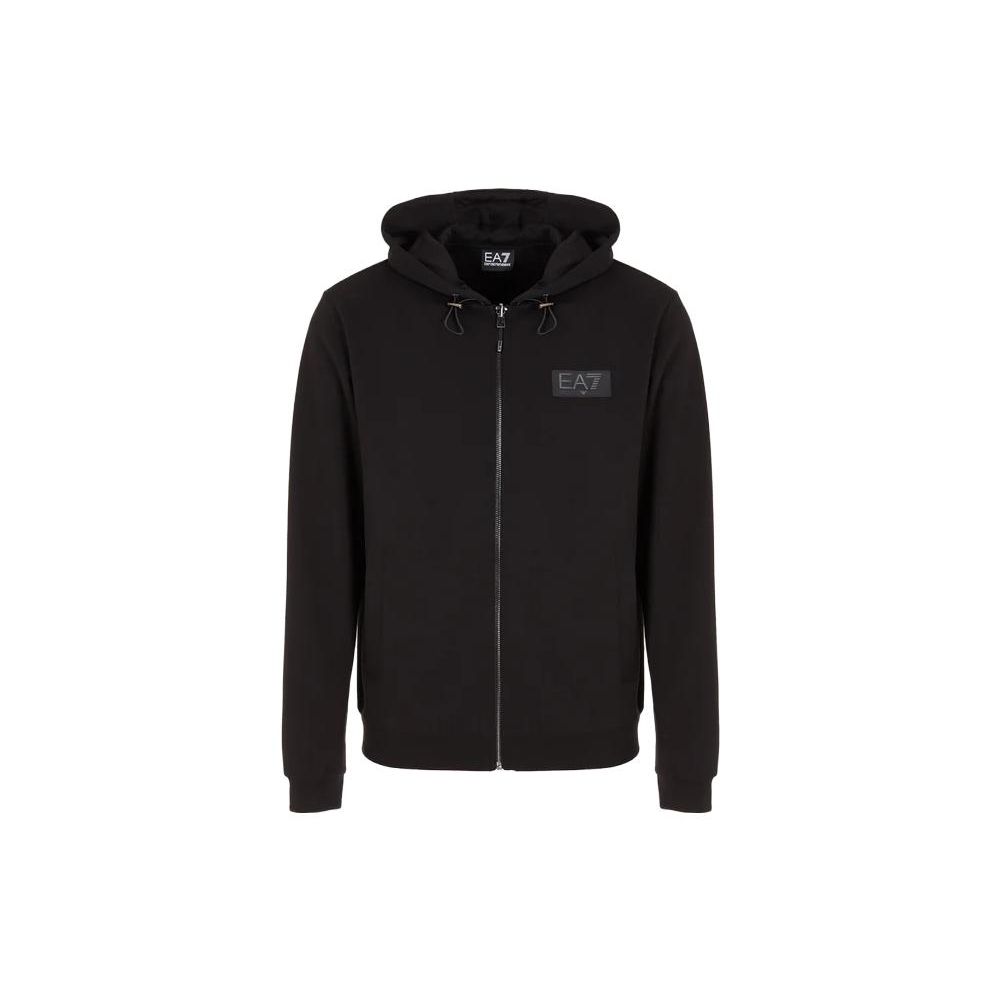 

Emporio Armani Logo Zip-Up Hooded Long Sleeve Jacket Men jackets Black 6RPM82-PJARZ-1200 S