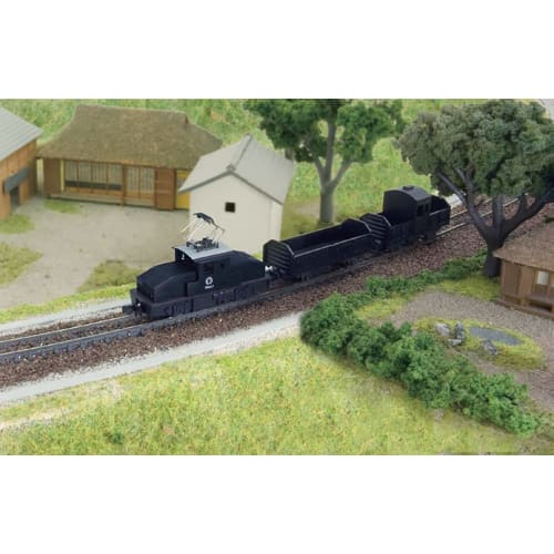 KATO N Gauge Chibi-Totsu Set, Countryside Freight Train, Black, 10-504-3, Model Train, Electric Locomotive