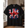 British Flag Design Men'S T-Shirt UB40 Band Logo Unisex All Season Fun Gift for Music Lovers Loose Fit Round Neck Fashion New Style