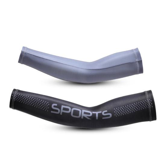 1 წყვილი თხელი მაგარი მაღალი ელასტიურობის მკლავები მამაკაცის ყინულის აბრეშუმის საცხენოსნო მზისგან დამცავი ყდის კოსტუმების აქსესუარები