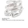 Girls Ear Clip, Multi-Layered Diamond Encrusted Elastic Clip-On, Comfortable Non-Pierced Jewelry for Parties And Daily Wear