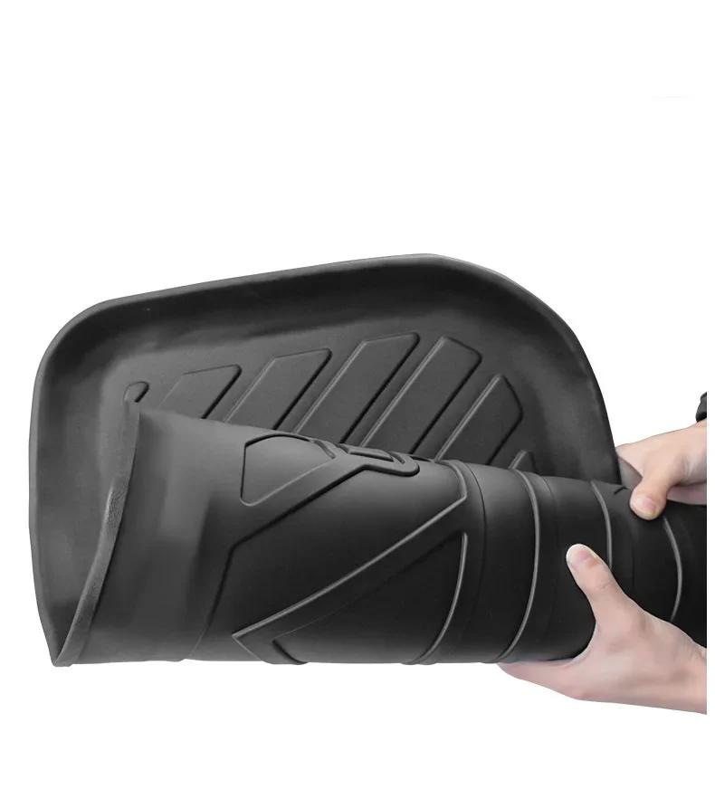 Pro Tesla Model Y Rohože Jednoduché TPE Podložka do kufru Přední úložný prostor Koberec do spodního prostoru kufru & Chránič opěradla sedadla Kryt odolný proti nečistotám