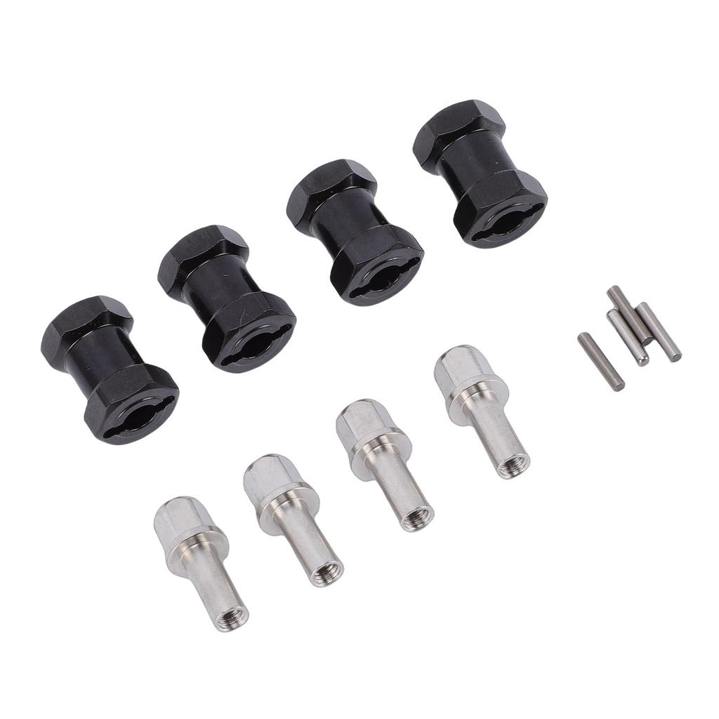 4pcs 18mm Wheel Spacers Fit for Scx10 1Celsius10 RC Crawler Car Brass Wheel Hubs Extension Drive Adapter