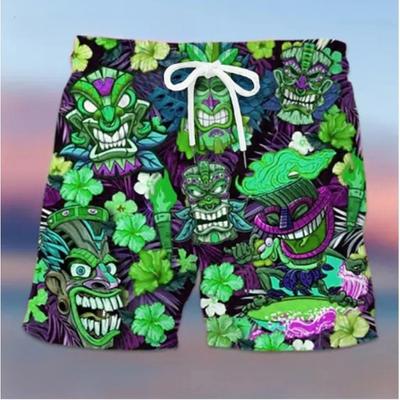 Summer 3D Funny Patterns Print Shorts Fashionable Casual Beach Men's Shorts