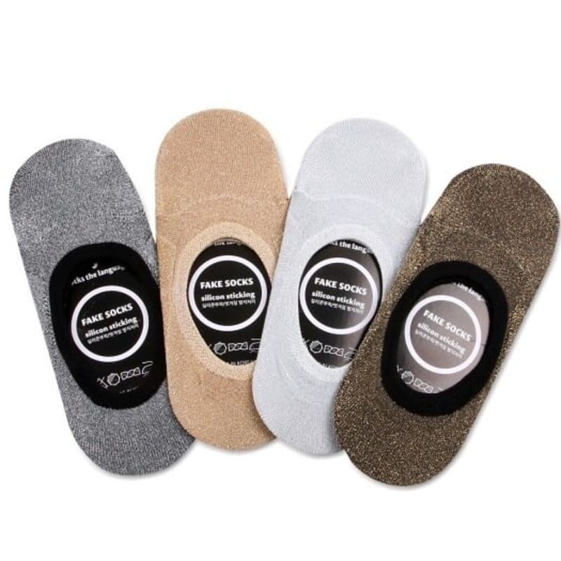 

НОСКИ ЯЗЫК glitter_fake_4set Women s size 220~250mm